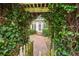 Garden path leading to the side of the house at , Roswell, GA 30075