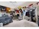 Cozy bedroom featuring a bed, desk, and eclectic decor at 5485 Brookstone Nw Dr, Acworth, GA 30101