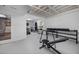 Spacious home gym with a variety of exercise equipment for a complete workout at 11260 Houze Rd, Roswell, GA 30076