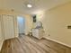 Well-lit bathroom features a modern vanity, granite countertop, and a shower for convenience and style at 93 Mill Creek Rd, Hiram, GA 30141