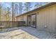 The deck has direct access to the home and overlooks the spacious backyard at 93 Mill Creek Rd, Hiram, GA 30141