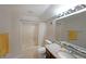 Clean bathroom featuring tiled floors and shower/tub combo at 210 Cowan Se Rd, Conyers, GA 30094