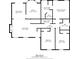 Detailed floor plan showcasing layout of living spaces, bedrooms, and bathrooms at 303 Wood Wind Dr, Woodstock, GA 30189