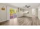 Inviting living room with sliding glass doors to a deck area at 4218 Hideaway Dr, Tucker, GA 30084