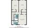 Upstairs floor plan showing bedroom, primary bedroom and bathroom layouts at 2058 Detroit Nw Ave, Atlanta, GA 30314