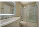 Bathroom featuring a shower, sink, and vanity at 2436 Green Hollow Ct, Conyers, GA 30012