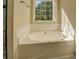 Soaking bathtub with scenic window views at 2436 Green Hollow Ct, Conyers, GA 30012
