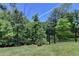 Serene fenced backyard, ideal for outdoor relaxation and activities amidst lush greenery at 3856 Allegretto Cir, Atlanta, GA 30339