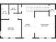 Upstairs floor plan showing hall, bathroom, living room, foyer, bedroom, and WIC at 3856 Allegretto Cir, Atlanta, GA 30339