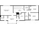 Floor plan with labels showing layout of primary bedroom, laundry, and other rooms at 3856 Allegretto Cir, Atlanta, GA 30339