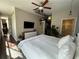 Bright bedroom with hardwood floors, large closet, and ensuite bathroom at 800 Peachtree Ne St # 8415, Atlanta, GA 30308