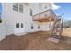 Backyard with deck and staircase at 1151 Nash Lee Sw Dr, Lilburn, GA 30047