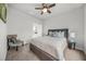 Primary bedroom with neutral colors and an ensuite bathroom at 395 W Lake Nw Ave, Atlanta, GA 30318