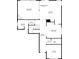 First floor floorplan showing living room, kitchen, dining room, laundry and foyer at 5955 Princeton Run Trl, Tucker, GA 30084