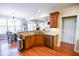 Well-equipped kitchen featuring stainless steel appliances and a breakfast bar at 160 Edgewater Trl, Fayetteville, GA 30215