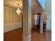 Dining Room with hardwood floors, chandelier, and large windows at 4312 Defoors Farm Trl, Powder Springs, GA 30127