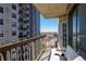 Balcony with seating, railings, and views of city and surrounding community at 795 Hammond Dr # 1812, Atlanta, GA 30328