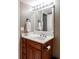 Bathroom with a vanity, a large mirror, a sink, and a white countertop at 795 Hammond Dr # 1812, Atlanta, GA 30328