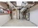 Utility basement with exposed HVAC, water heater, and open shelving at 4610 Riversound Drive, Snellville, GA 30039