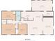 Detailed floor plan illustrating the layout with dimensions at 3653 Memorial Nw Pkwy, Kennesaw, GA 30152