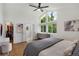 Bright bedroom with vaulted ceilings, ensuite bathroom, and a walk-in closet at 3306 Briarcliff Ne Rd, Atlanta, GA 30345