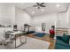 Bright bonus room featuring a home office, workout space, and hardwood floors at 3306 Briarcliff Ne Rd, Atlanta, GA 30345