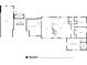 Detailed floor plan showing layout of rooms, including kitchen, bedrooms, living space, and attached garage at 3306 Briarcliff Ne Rd, Atlanta, GA 30345