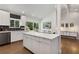 Contemporary kitchen featuring white cabinets, stainless steel appliances, and an island with a countertop at 3306 Briarcliff Ne Rd, Atlanta, GA 30345