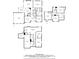 Multi-level floor plan showcasing the full layout of the home, including the basement, and upper levels at 4990 Sawgrass Nw Pl, Acworth, GA 30102
