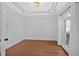 Bright and airy office space with hardwood floors, large windows, and elegant trim at 4990 Sawgrass Nw Pl, Acworth, GA 30102