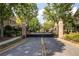 A gated entrance to the community at 8025 Georgetown Cir, Suwanee, GA 30024