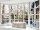 Close up of a bay window featuring a window seat with view of an outdoor deck at 2414 Cedar Wood Ct, Marietta, GA 30068