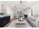 Bright living room with hardwood floors and elegant decor at 2818 Thornbriar Rd, Atlanta, GA 30340