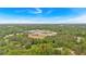 A high-angle perspective of a property location with a marker, set amidst a green, tree-filled landscape at 8980 Country Club Dr, Douglasville, GA 30134
