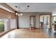 Dining area featuring hardwood floors, natural light from bay windows, and a transitional design at 21 Heather Ln, Villa Rica, GA 30180