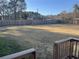 Large, fenced backyard, offering ample space for outdoor activities and privacy at 7977 Woods Ln, Jonesboro, GA 30236