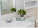 Bright bathroom with white fixtures, decorative plant, and a clean, modern design at 980 Glenwood Se Ave, Atlanta, GA 30316