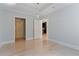 Neutral-colored bedroom with hardwood floors, crown molding, and recessed lighting at 2255 Peachtree Ne Rd # 426, Atlanta, GA 30309