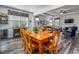 Dining room open to living area, bathed in natural light with stylish décor at 116 Holly View Ln, Canton, GA 30114