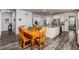 Open floor plan with a view of the kitchen featuring stainless appliances and island at 116 Holly View Ln, Canton, GA 30114