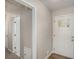Inviting foyer with a modern front door and neutral color palette at 2239 Pinewood Dr, Decatur, GA 30032
