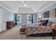Light and bright main bedroom with tray ceiling and large windows at 1293 Wynford Colony Sw, Marietta, GA 30064