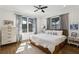 Bright bedroom featuring lots of natural light and a ceiling fan at 3125 Peachtree Ne Dr, Atlanta, GA 30305