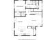 Detailed floor plan featuring a primary bedroom, living room, kitchen, breakfast nook, and dining area at 3125 Peachtree Ne Dr, Atlanta, GA 30305