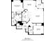 Detailed floor plan showcasing the layout of a 1333 sq ft unit, including living, bedroom, and balcony dimensions at 2828 Peachtree Nw Rd # 1701, Atlanta, GA 30305