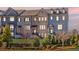 Lovely townhomes showcasing unique architectural designs and manicured outdoor spaces at 1923 Skyfall Ne Cir, Atlanta, GA 30319