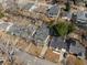 Aerial view of the property in a neighborhood setting at 231 Sisson Ne Ave, Atlanta, GA 30317