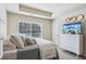 Bright bedroom with a white dresser offers great natural light at 7420 Glisten Ave, Sandy Springs, GA 30328