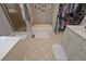 Bathroom featuring tile floors, shower, tub and closet at 8321 Banks Mill Rd, Douglasville, GA 30135