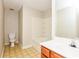 Full bathroom featuring a tub and shower combination, with modern fixtures at 2838 Vining Ridge Ter # 0, Decatur, GA 30034
